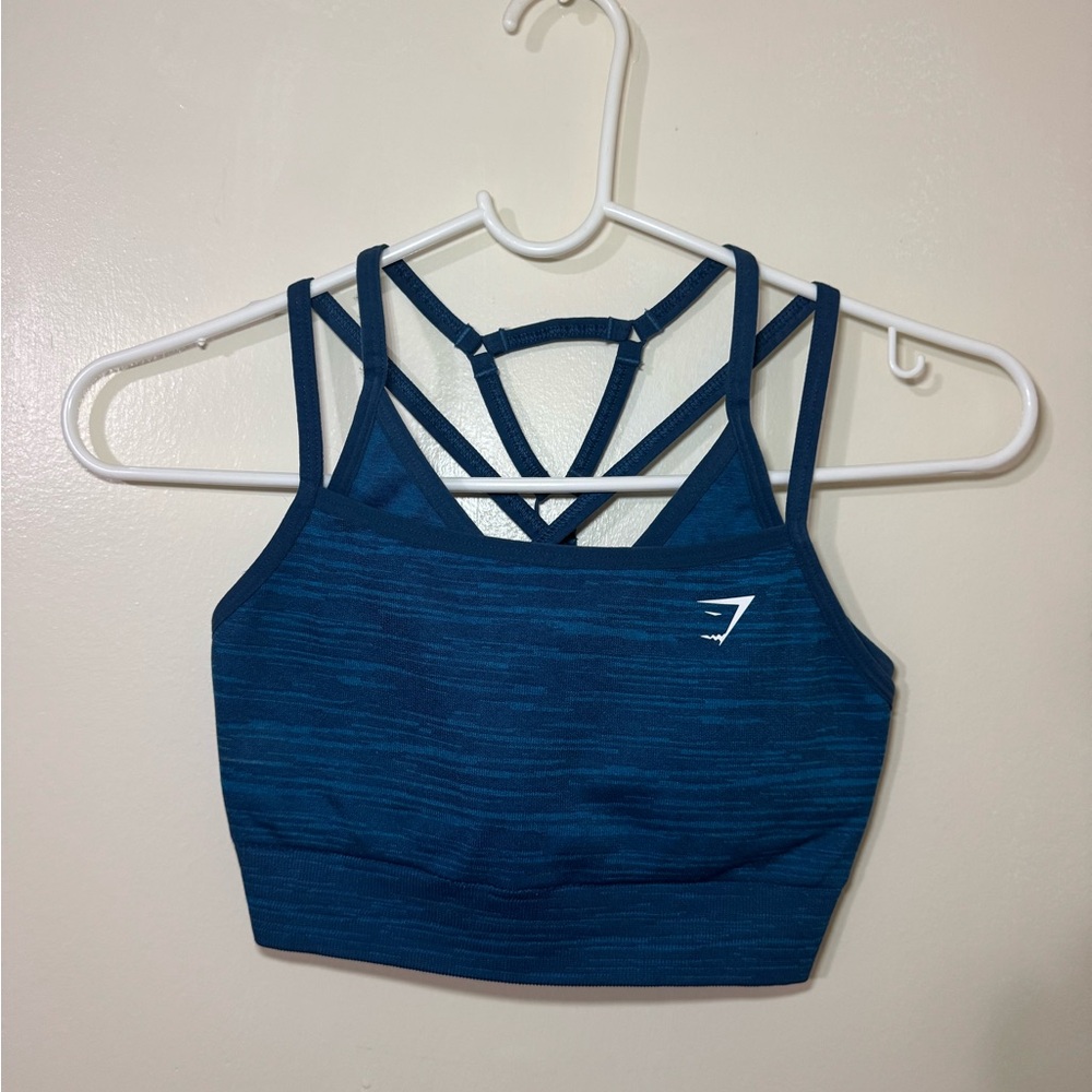 Gymshark Strappy Teal Sports Bra